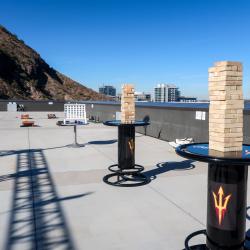 Lawn games for guest receptions or parties at Sun Devil Stadium