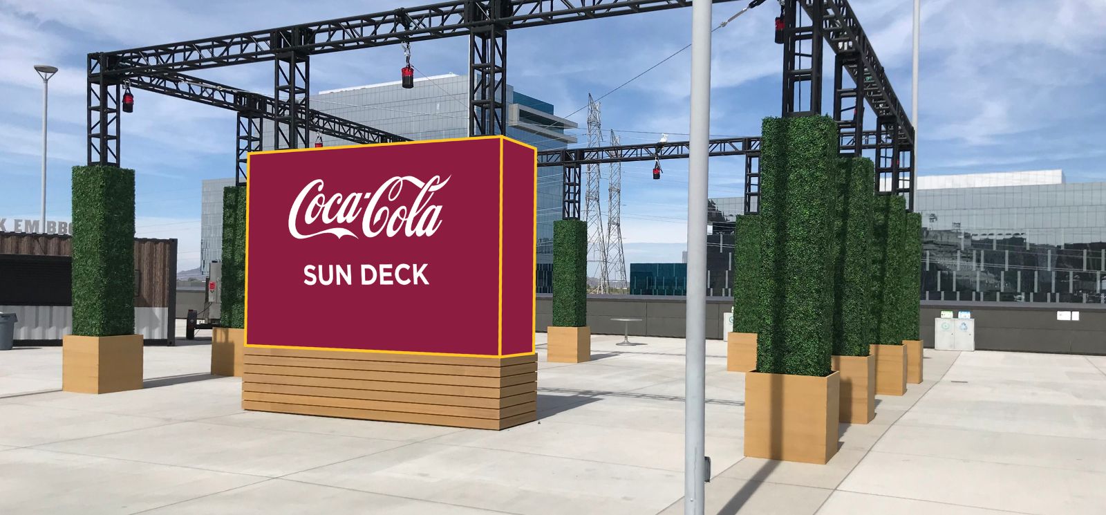 Coca-Cola Structure on the Sun Deck