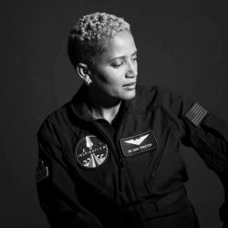 Astronaut and artist Sian Proctor will create large mosaic artworks visible to be photographed from outer-space to help celebrate and honor Black History Month and the contribution of black Americans to space developments.