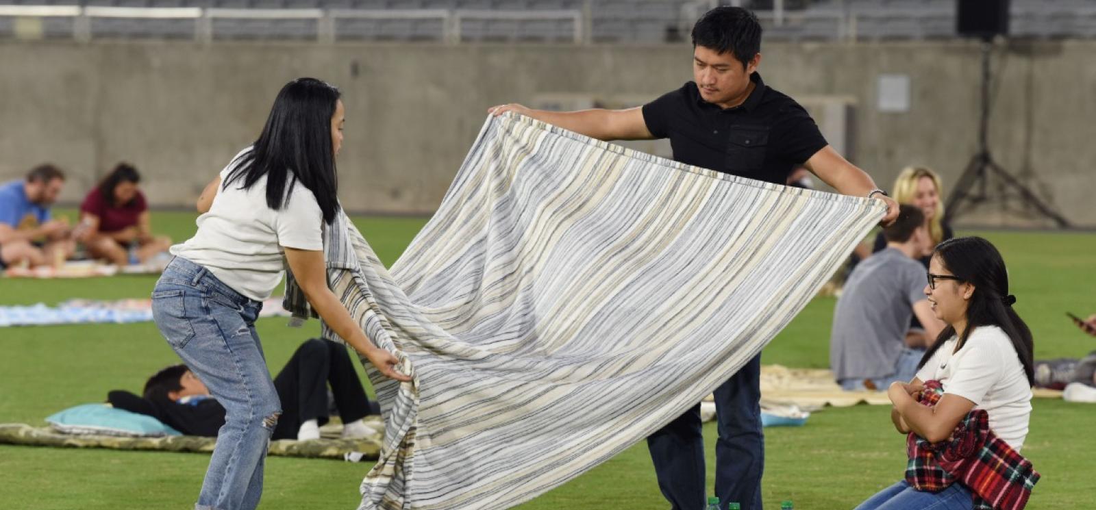 Bring your own blanket